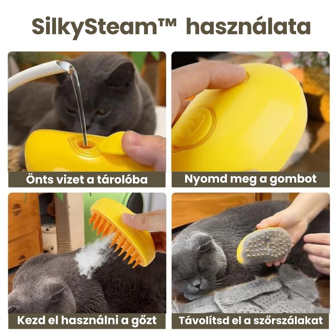SilkySteam™ - gőztechnológiás kefe