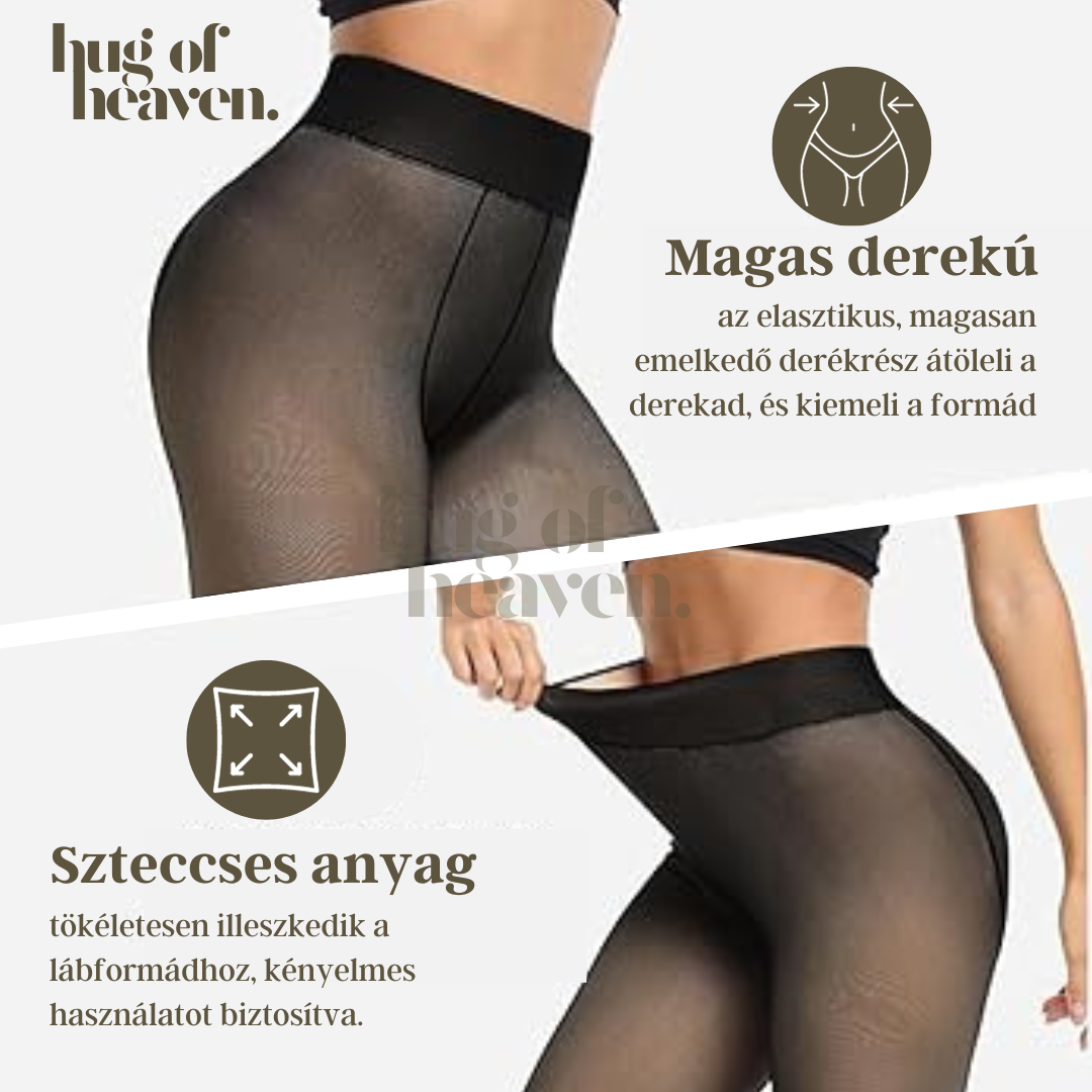 bélelt thermo leggings harisnya